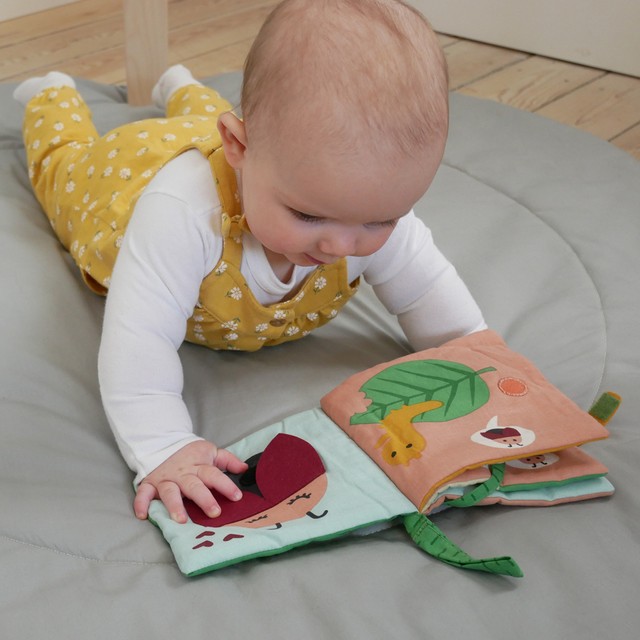 fejlesztő baba játék biopamut